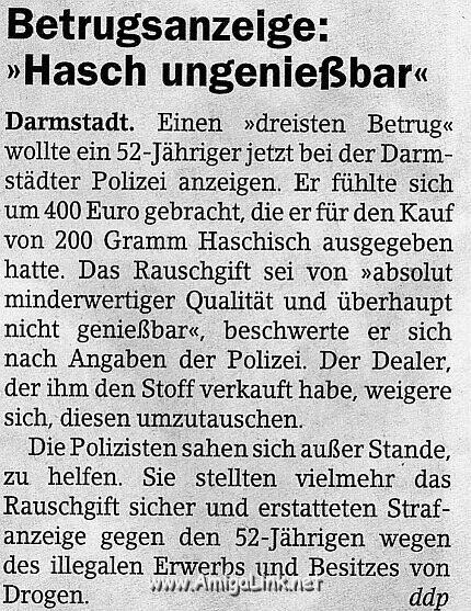 Betrugsanzeige